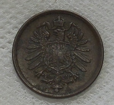 1875 E GERMANY 2 PFENNIG COPPER COIN HIGH GRADE