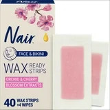 Face Bikini Hair Removal Wax Strips 40 Count