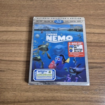 Finding Nemo (3D Blu-ray + Bluray + DVD) W/Slipcover - Ultimate Collectors Ed.