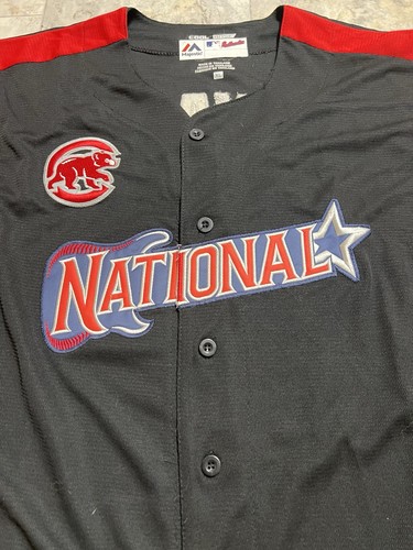 Maglia Uomo Majestic MLB Allstar Game National League 2019, #17 Bryant, Taglia Xl - Foto 2 di 6