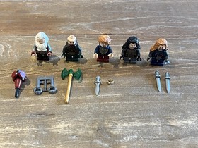 LEGO Hobbit 79018 Lonely Mountain 95% Complete w/Minifigures NO SMAUG+Tail/Fire