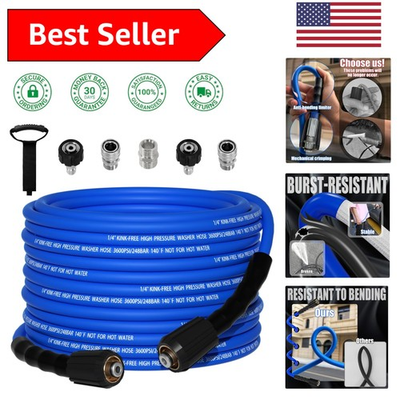 #ad #ad Kink Resistant 1 4” Pressure Washer Hose 50FT Perfect for GreenWorks amp; Ryobi $61.37