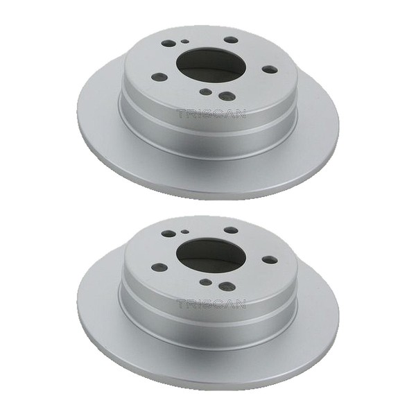 2 Bremsscheiben Voll Ø 258 Mm Triscan FüR U.A. MERCEDES-BENZ 124-image