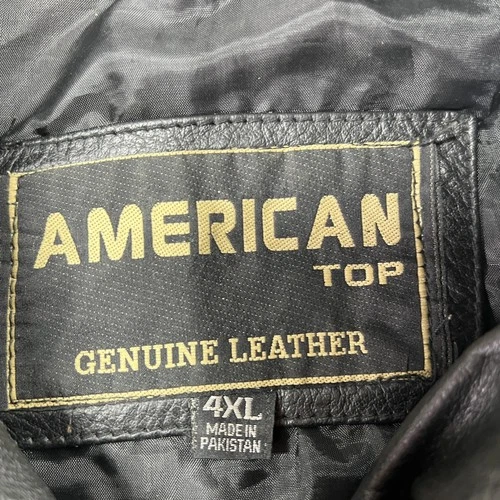 VTG Vietnam Veteran Leather Jacket Mens 4XL USA Flag MACV-SOG Patch American Top image 24
