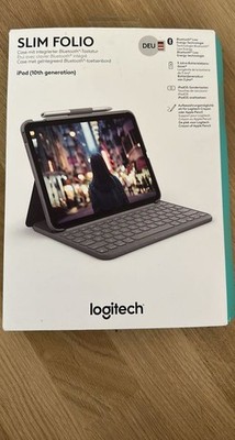 Logitech Slim Folio Tastatur-Case iPad (Gen 10) BT - DEFEKT