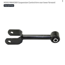 MOOG RK642901 Suspension Control Arm Rear Lower Forward Black Alloy Steel