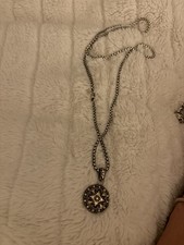 Authentic John Hardy 18K & 925 Sterling Silver Necklace Bali Classic Chain