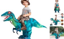 Inflatable Dinosaur Costume for Kids Halloween Costumes Boys Girls 4-6Yrs
