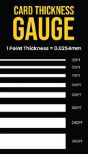 Grid Cards - Card Thickness Guage
