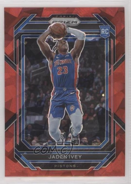 2022-23 Panini Prizm Red Ice Prizm Jaden Ivey #256 00bf