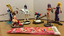 SNK Fatal Fury The Last Blade etc figure mini doll set 6 rare retro Japan m652