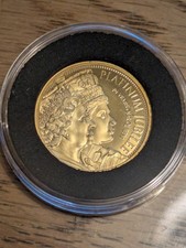 2022 Platinum Jubilee GOLD PROOF Coin 2.75g Gold 9ct Ascension Island (no coa) 2125.22 per troy oz