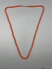 Antike Naturkorallen-Halskette mit echter Koralle, 25 g