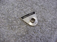 LUDWIG Standard Triangle BADGE Logo Plate Drum Emblem Part 60s 70s W/ Grommet
