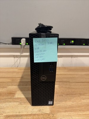 Dell OptiPlex 3070 SFF , Intel Core i5-9500 3.00GHz, 16GB 256GB SSD, Win 11 Pro