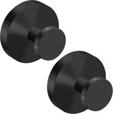 Suction Cup Hooks for Shower, No-Drill Towel  Robe Hooks for Bathroom, Glass