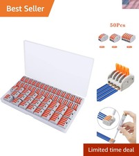 Quick Disconnect Lever Wire Connectors Kit - Insulated for Electrical Safety