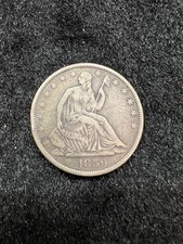 1859-O Seated Liberty Half Dollar Silver - Nice Coin - XF+ ~ Free S/H