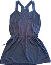 GapBodyFit S Activewear Black Racer Back Tank/Dress Drawstring Waist Stretch