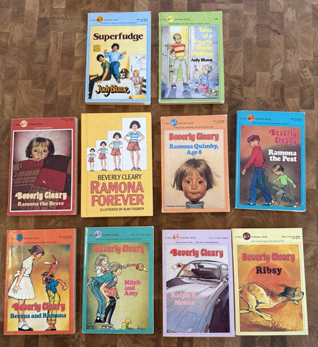 Beverly Cleary/Judy Blume 10 Vintage Paperback Lot Ramona, Ribsy, Superfudge - Picture 1 of 17