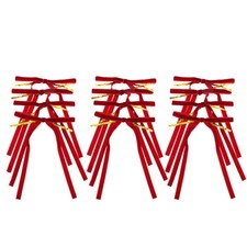 20pcs Giant Red Bow: Big Bow Large Party Backdrop Bowknot - Elegant Velvet