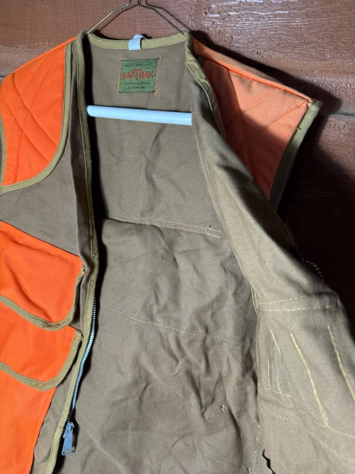 Vintage Saftbak Hunting Vest With Game Pouch XL - Image 2 of 4
