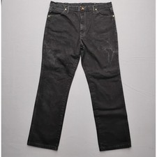 Wrangler Cowboy Cut 936WBK Slim Fit Faded Black Denim Jeans Mens 36x32
