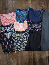 Women's XL Nursing Tech Scrubs Lot Of 10