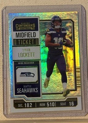 Panini 2023 Contenders Tyler Lockett Seahawks Midfield Ticket /50 #91