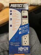 Tripp Lite TLP604 Protect It 6-Outlet Surge Protector 4ft Cord 
