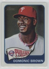 2014 Topps Heritage Chrome /999 Domonic Brown #THC-310 0s55