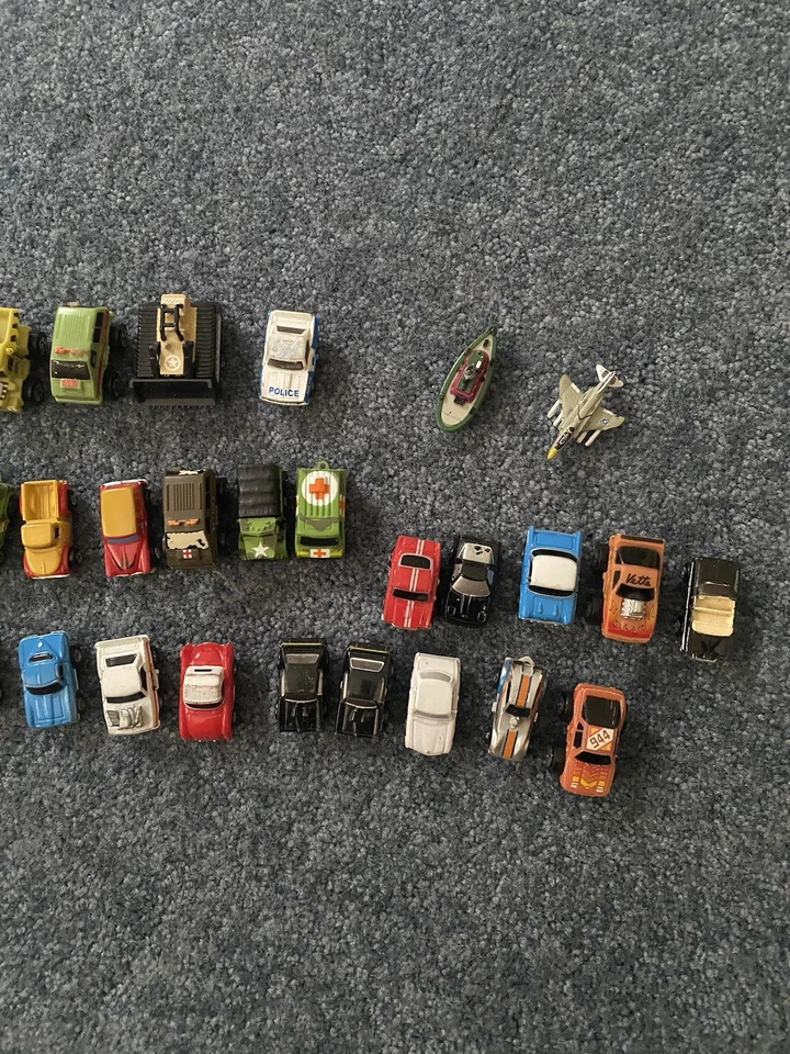 BIG LOT Micro Machines by Galoob  36 Assorted cars, trucks, racers, military - Image 3 of 4