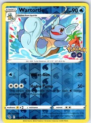 Wartortle 016/078 Pokémon GO Reverse Holo