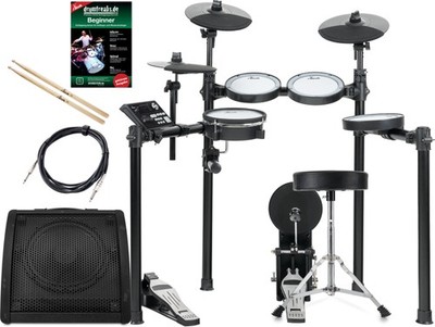 XDrum DD-460P E-Drum Kit elektronisch Schlagzeug Set Mesh Head Hocker Monitor
