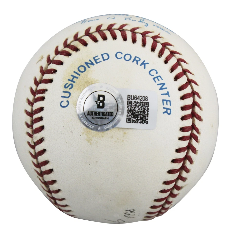 Bas de béisbol Gene Budig firmado auténtico de los Medias Rojas Dwight Evans OAL #BU64208 Foto 4 de 4