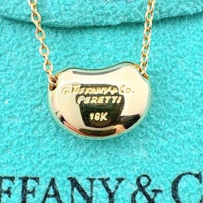 Tiffany & Co. Bean Pendant Necklace 16