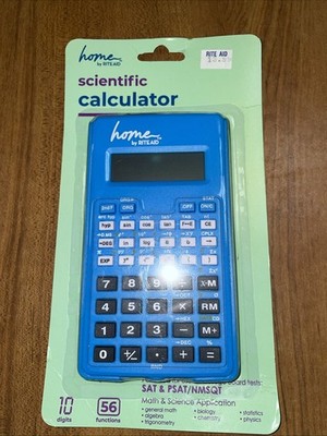 Scientific Calculator,10 Digits, 56 Functions,SAT,& PSAT/NMSQT, Math New