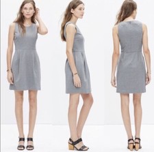 ⭐ Final Sale⭐ Madewell Women's Medium Heather Gray Verse Dress W/ Pockets 