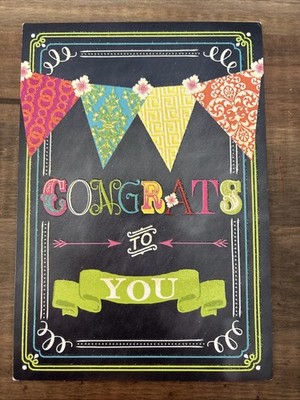 Leanin Tree CONGRATULATIONS Greeting Card  Congrats To You 