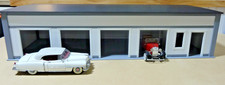 FINISHED-CUSTOM BUILT STURDY/QUALITY 4 CAR GARAGE KIT 1:24/25 Scale Diorama 