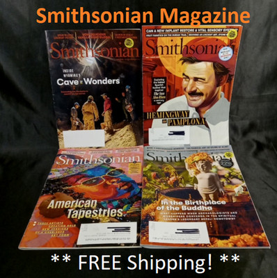 Smithsonian Magazine Lot 4 Issues 2023 2025 Travel Science History Illustrated