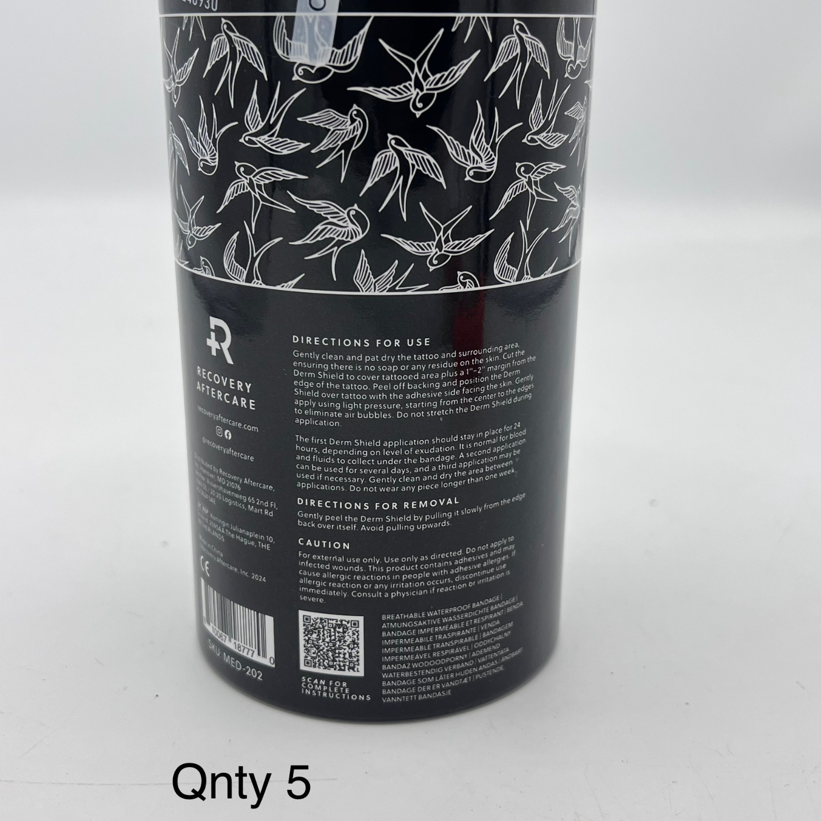 Recovery Aftercare Derm Shield Tattoo Bandage Latex-Free & Waterproof