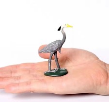 Crane Bird Animal Toy PVC Action Figure Doll Kids Toys Party Gifts
