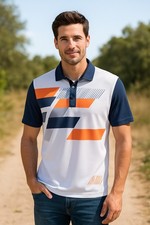 men's short sleeve polo t shirt