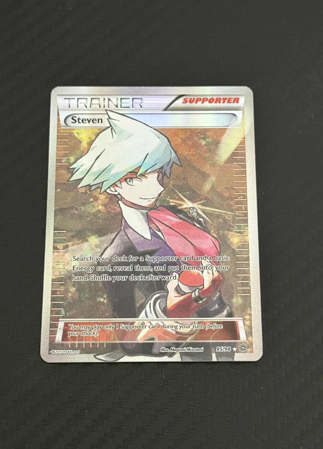 Steven 2015 XY: Ancient Origins #95/98 Holo (Full Art) Price Guide