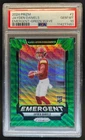 2024 Prizm Jayden Daniels Emergent RC Green Wave #2 Commanders PSA 10