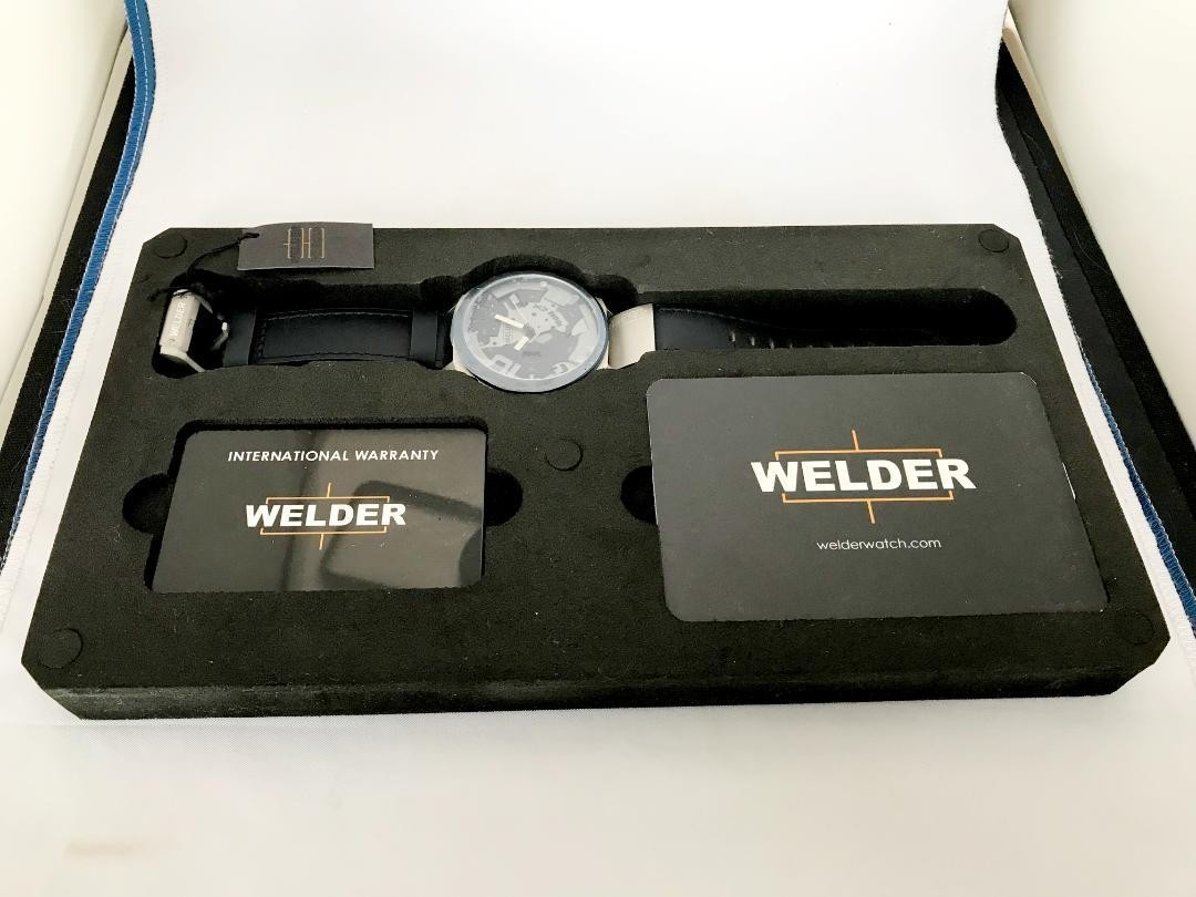 Unused U-Boat WELDER K-52 Blue Camo Dial 100M Quartz Watch with