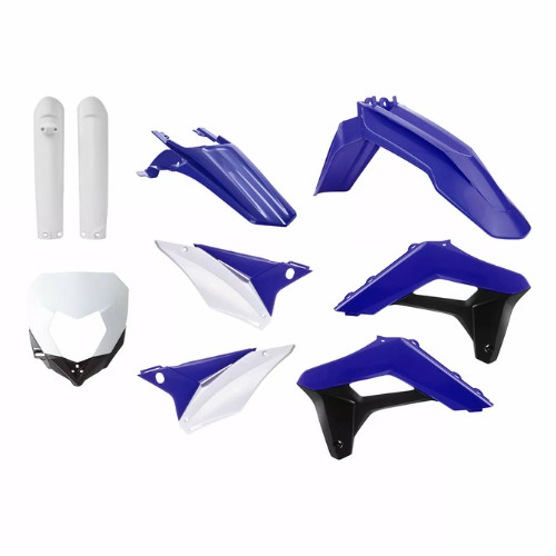 Kit plastiques Sherco Enduro SE SEF pour remplacer l'habillage abîmé en pannes