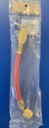 YELLOW JACKET 1/4" RED FLEX FLOW ADAPTER W/ VALVE 25602 - Picture 3 of 5