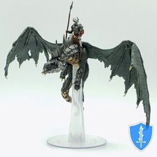 Young Black Dragon Rider- Dragonlance Shadow of Dragon Queen 48-49 D D Huge